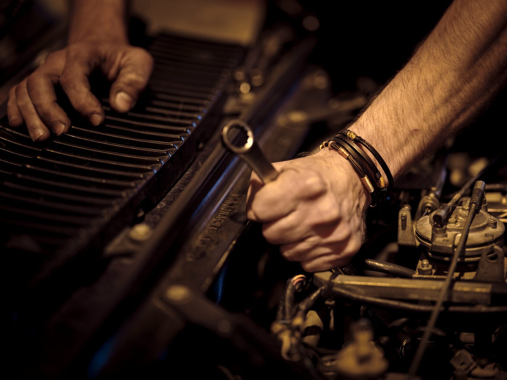 Leon Mechanical technician working in the workshop